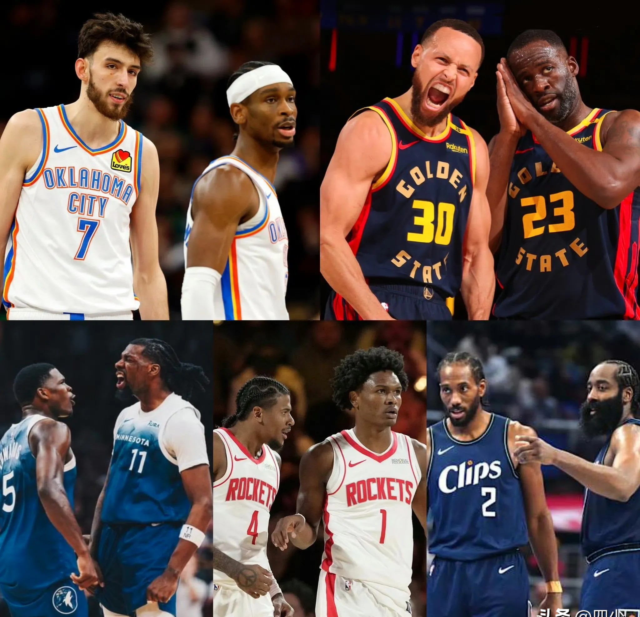 快船主场告捷火箭客场逆袭